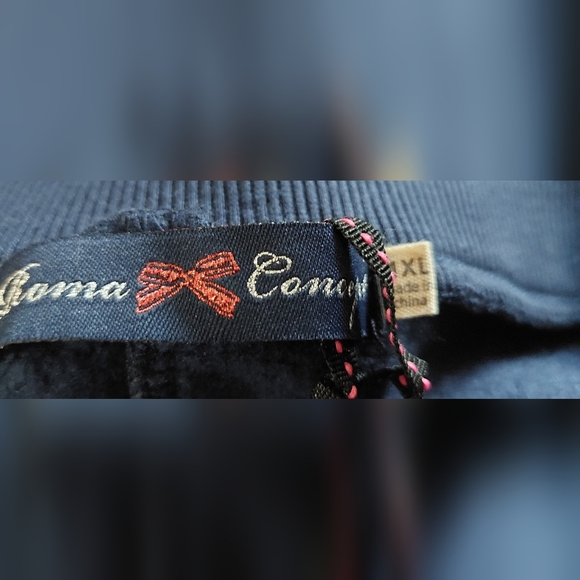 Navy Blue Jogger Pants, Size 1X - Picture 4 of 7